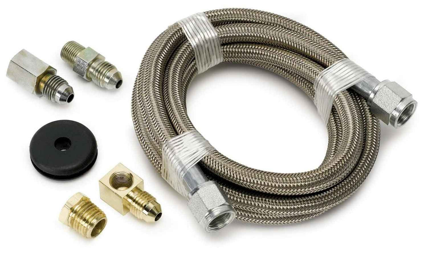 Autometer 6 Ft Braided Stl Line Ki MPN ATM3228