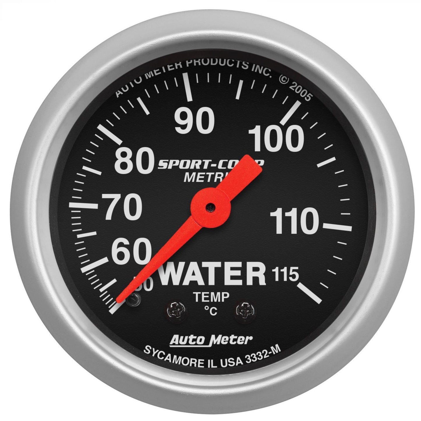Autometer   2-5/8 S/C Water Temp Gauge - Metric  ATM3332-M