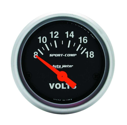Autometer 2in Mini Sport Comp VOLTMETER MPN ATM3391