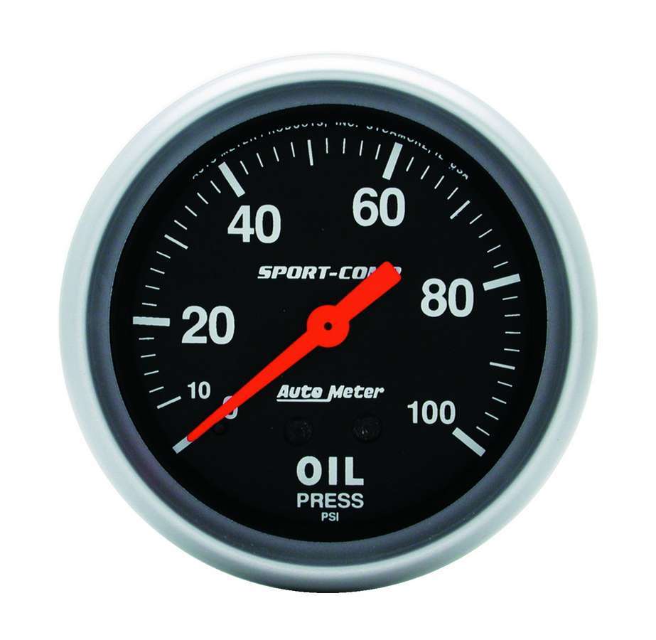 Autometer  0-100 Oil Pressure Gauge  3421