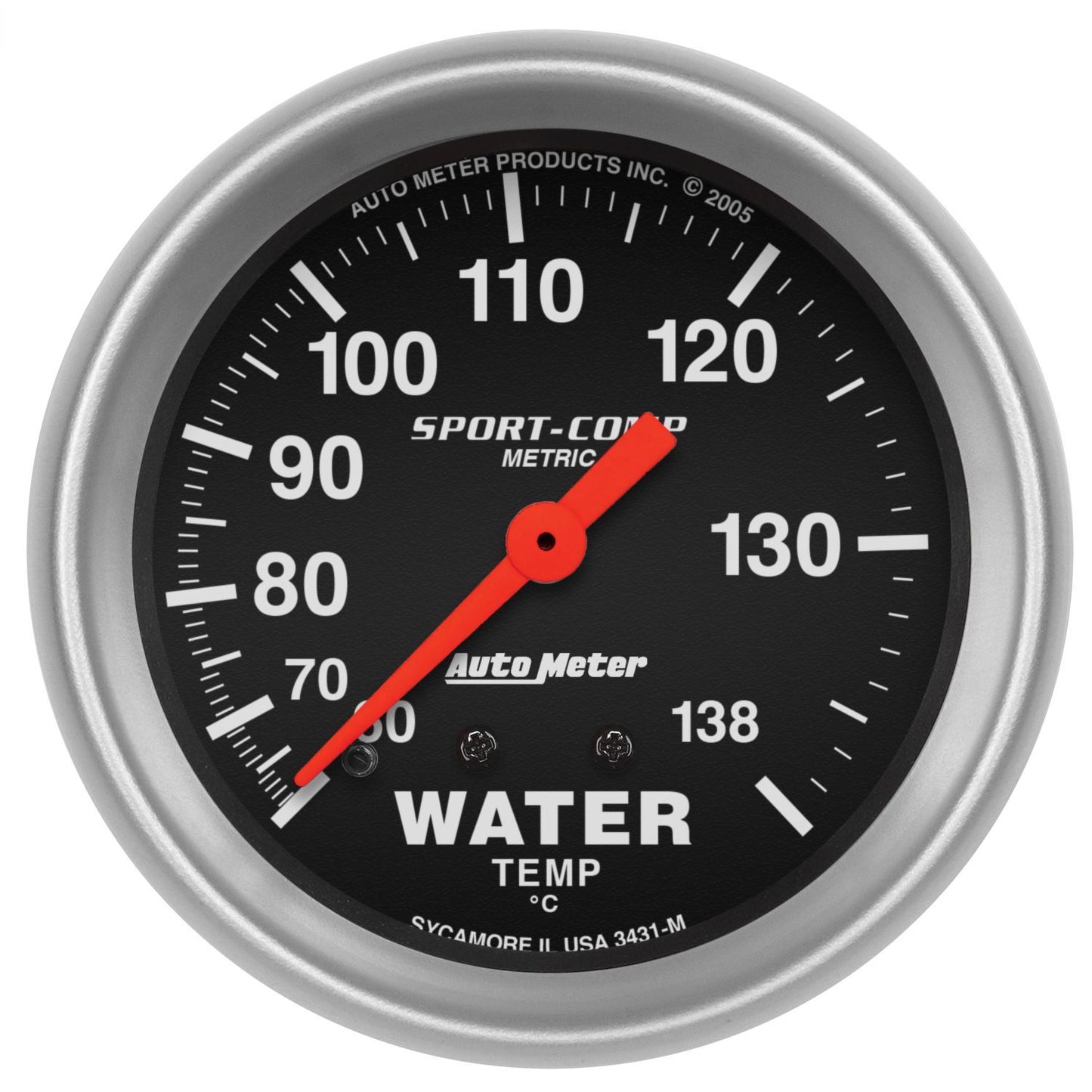 Autometer   2-5/8in S/C Water Temp. Gauge - Metric  ATM3431-M
