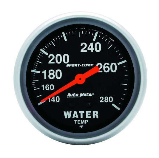 Autometer 140-280 Water Temp Gauge MPN ATM3431