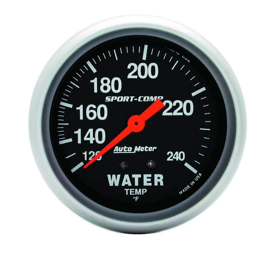 Autometer  120-240 Water Temp Gauge  3432