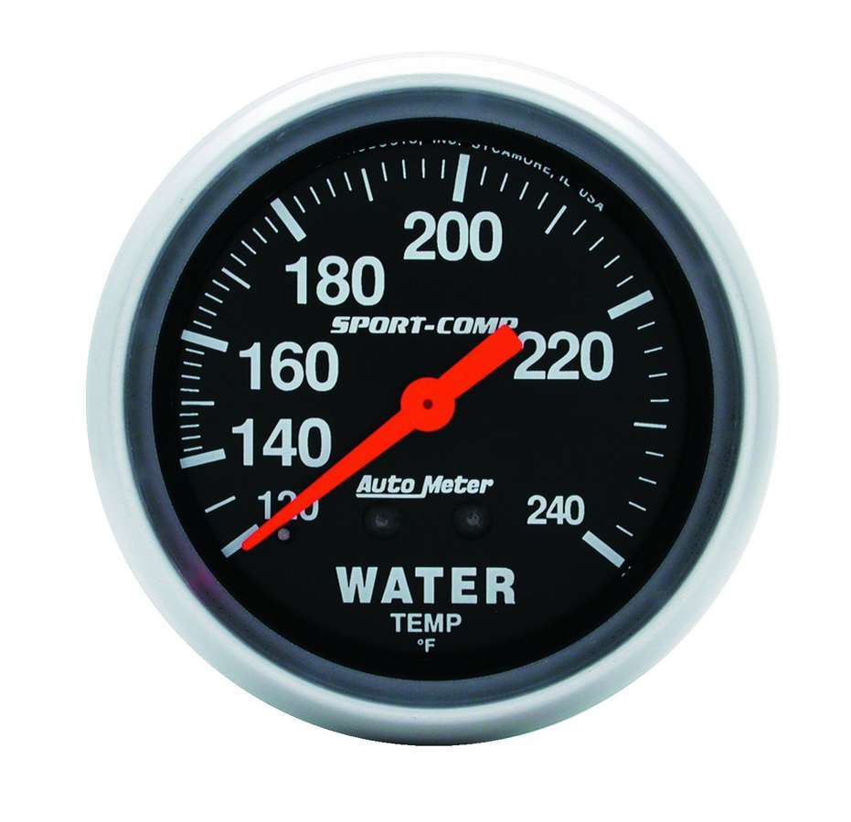 Autometer 120-240 Water Temp Gauge MPN ATM3433