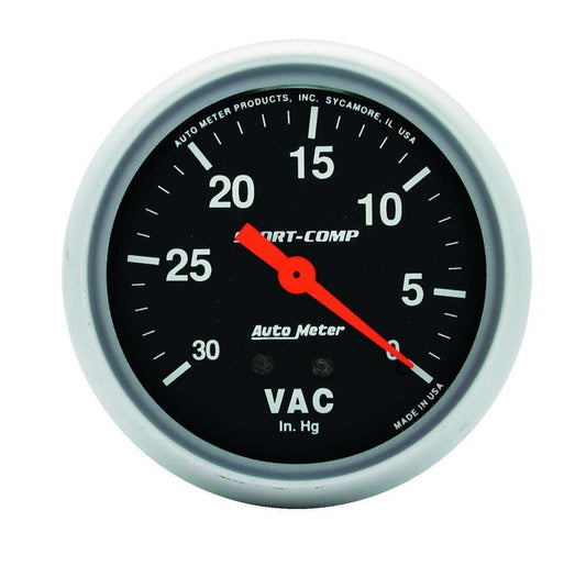 Autometer Vacuum 30 IN.Hg. MPN ATM3484