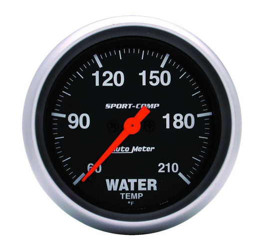 Autometer Sport Comp 2-5/8in Water Temp 60-210 Mech. MPN ATM3569