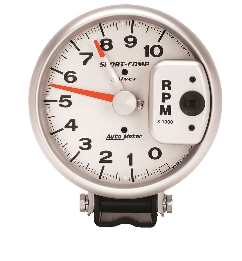 Autometer 5in 10000 Rpm Silver Tac MPN ATM3910