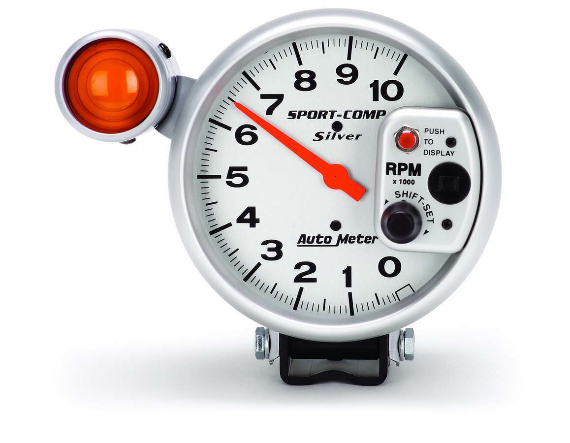Autometer 5in 10000 Rpm Silver Tac MPN ATM3911