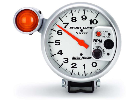 Autometer 5in 10000 Rpm Silver Tac MPN ATM3911