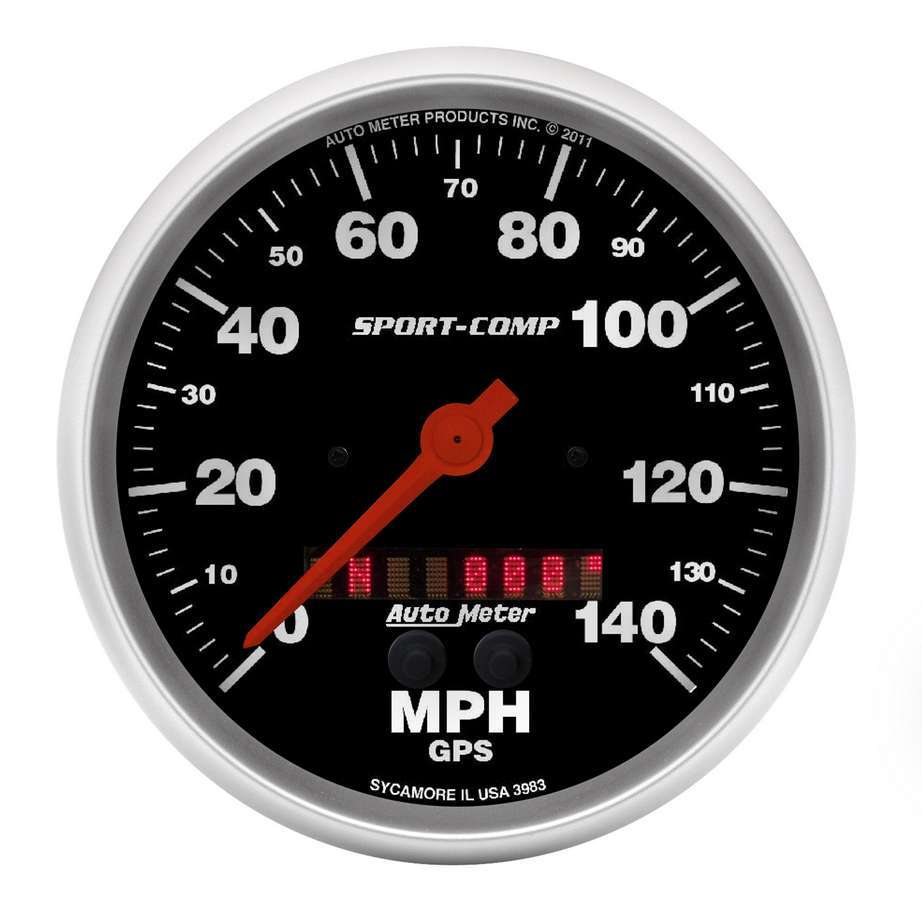 Autometer 5in S/C GPS Speedo w/Rally-Nav Display MPN ATM3983