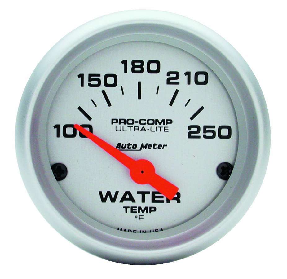 Autometer 2-1/16in U/L Water Temp Gauge 100-250 MPN ATM4337