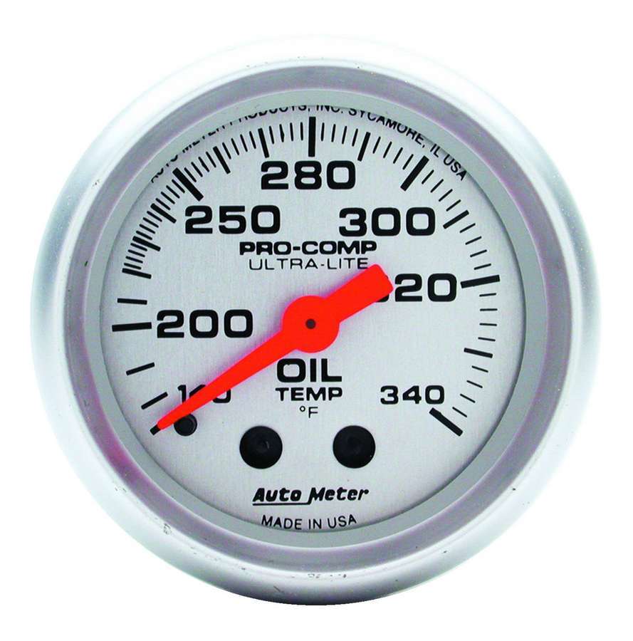 Autometer  2-1/16in Ultra-Lite Oil Tank Temp. Gauge 4346