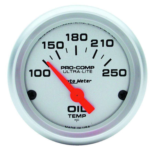Autometer 2-1/16in Ultra Light Oil Temp. Gauge MPN ATM4347