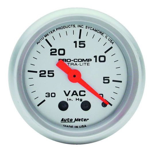 Autometer Vacuum 30in Hg. Mini Ult MPN ATM4384