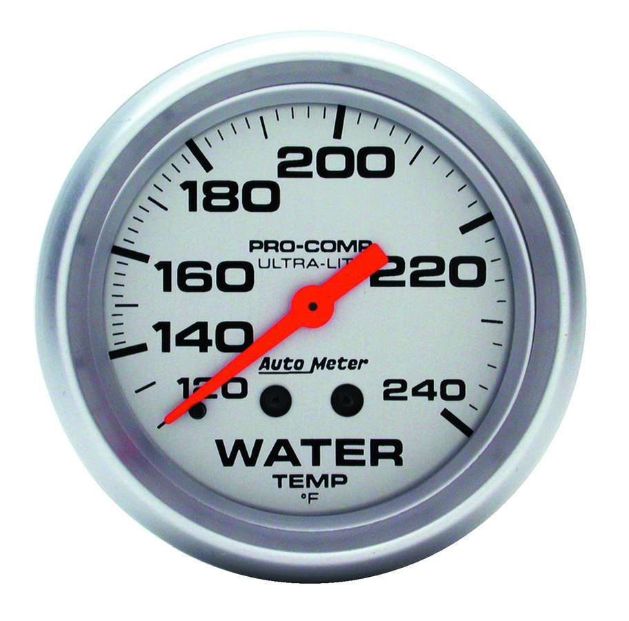 Autometer 2-5/8 Ultra-Lite Water Temp 120-240 F.Mech 12FT MPN ATM4433