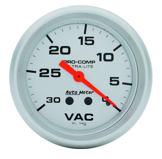 Autometer Ultra-lite Vacuum 30 in MPN ATM4484