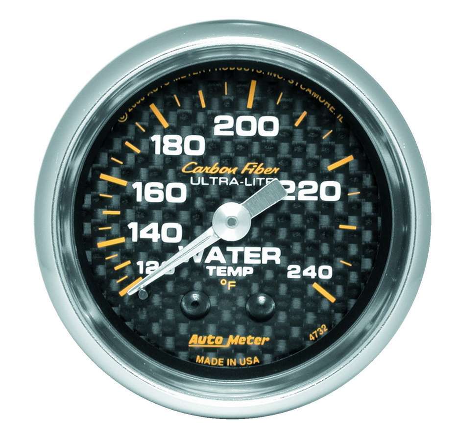 Autometer 2-1/16in C/F Water Temp. Gauge 120-240 MPN ATM4732
