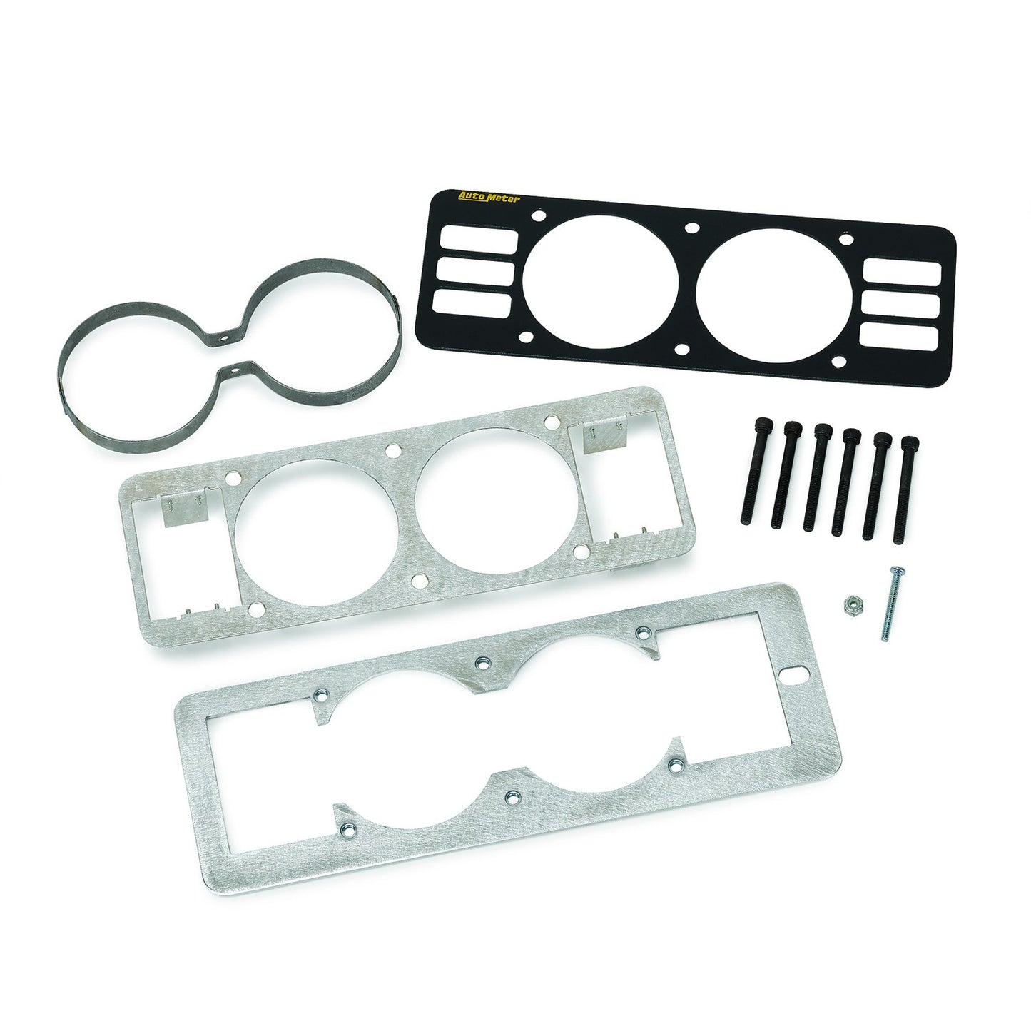 Autometer 87-93 Mustang 2-5/8in Dual Gauge Cage MPN ATM50101 For Ford Mustang 1987-93