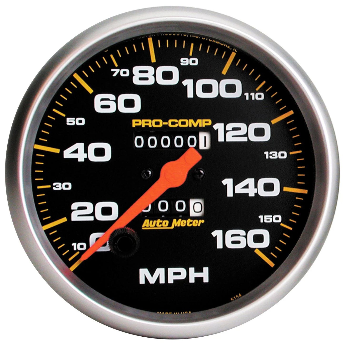 Autometer 160 Mph Mech Speedo 5in MPN ATM5154