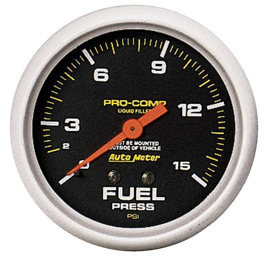 Autometer 0-15 Fuel Pressure Gauge MPN ATM5411