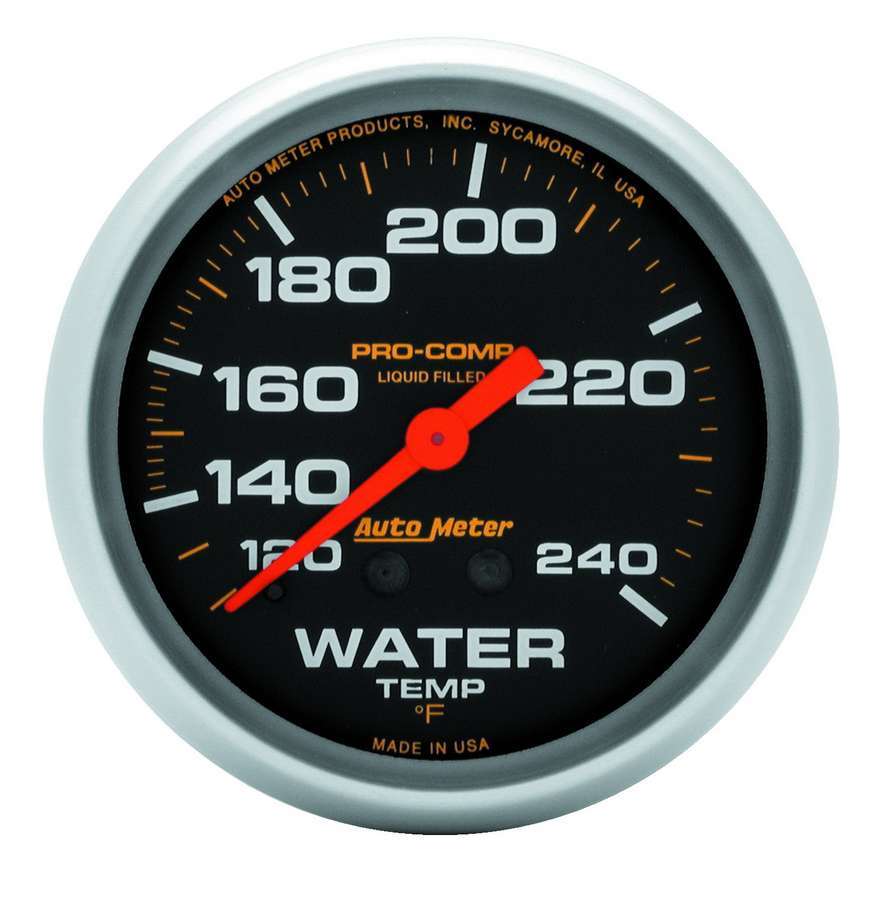 Autometer  120-240 Water Temp. Gaug 12' long 5433