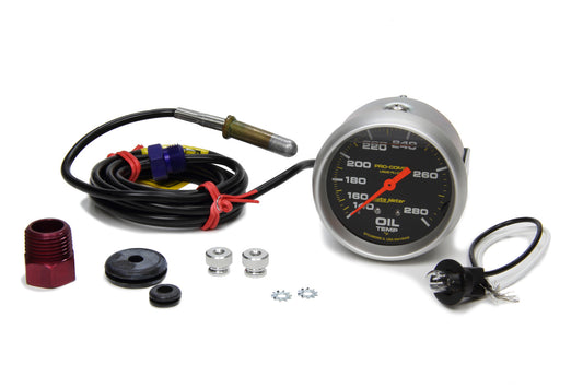 Autometer 140-280 Oil Temp Gauge with 6ft Capillary Tube MPN ATM5441