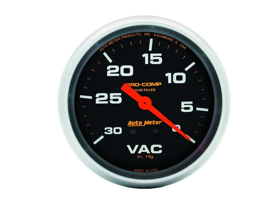 Autometer Vacuum 30 IN.Hg. LFG MPN ATM5484