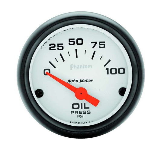 Autometer Phantom 2 1/16in Oil Pressure 0-100 PSI Elec. MPN ATM5727