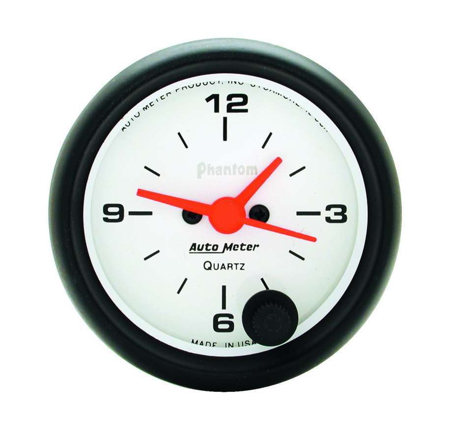 Autometer 2-1/16in Phantom Clock MPN ATM5785