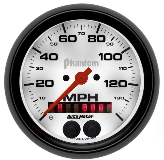 Autometer 3-3/8 Phantom GPS Speedo w/Rally-Nav Display MPN ATM5880