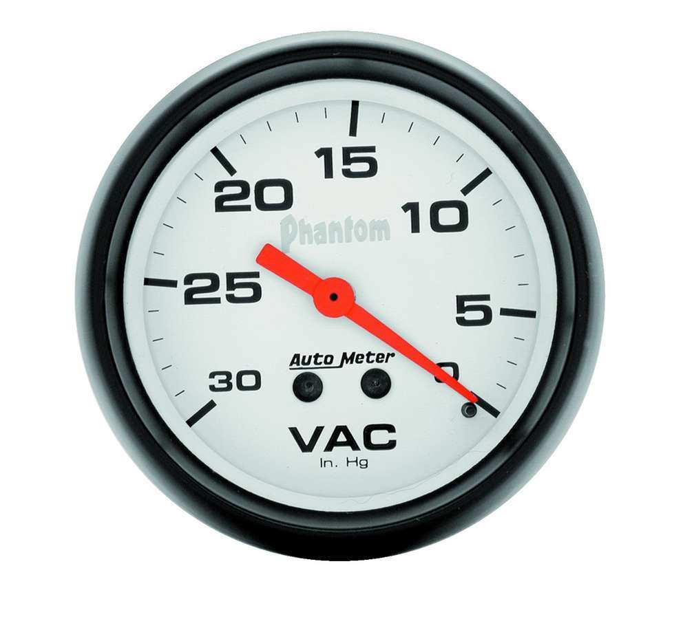 Autometer 2-5/8in Phantom Vacuum Gauge MPN ATM5884