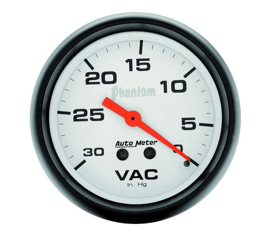 Autometer 2-5/8in Phantom Vacuum Gauge MPN ATM5884