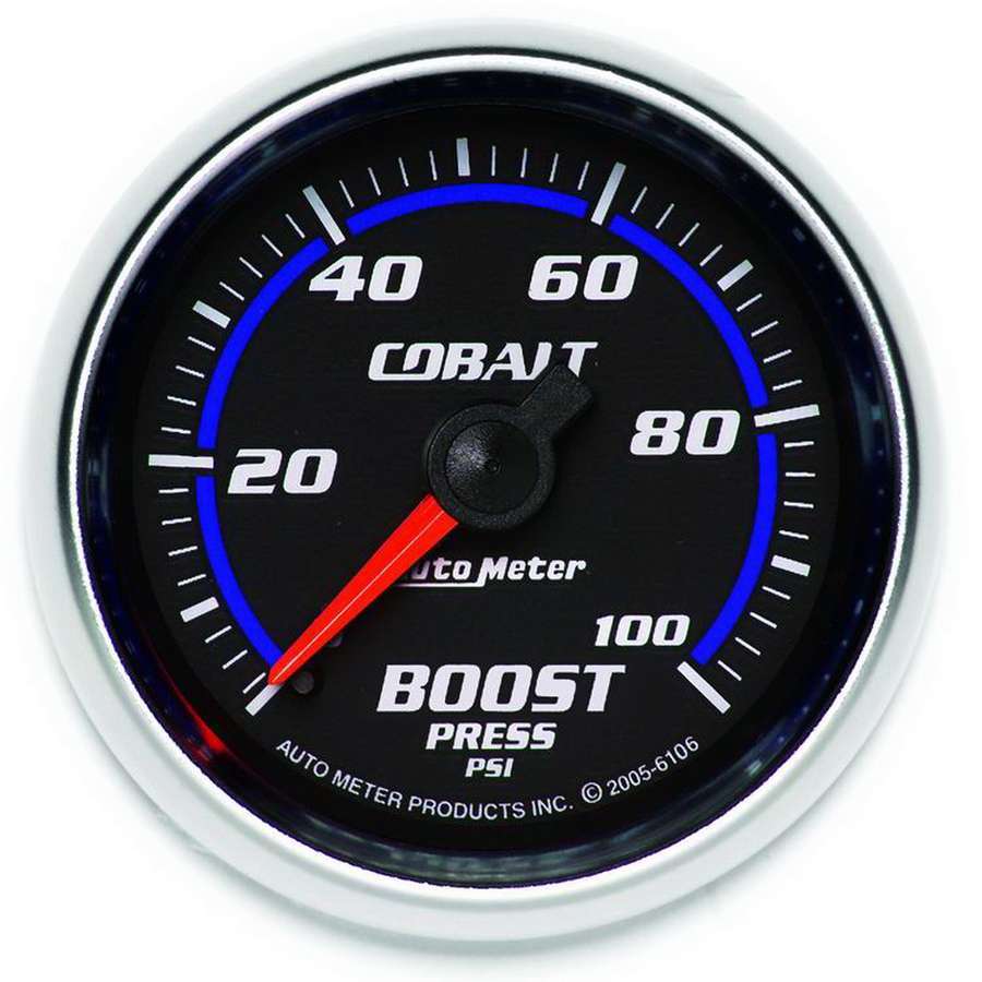 Autometer  2-1/16in C/S Boost Gauge 0-100psi 6106