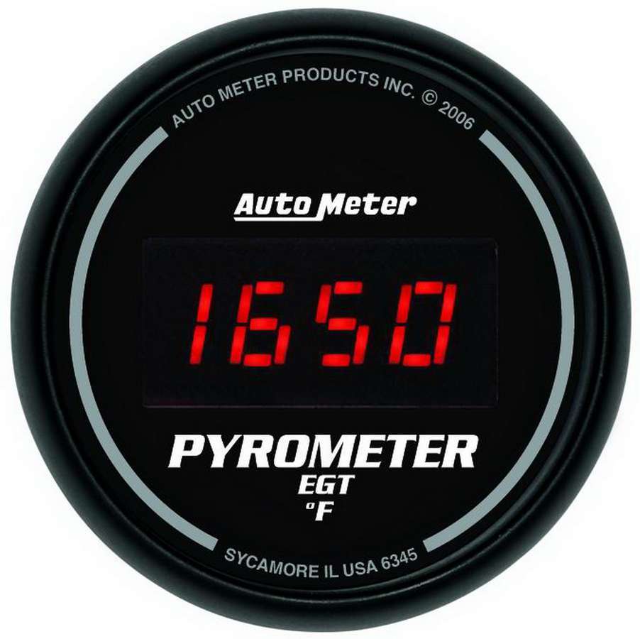 Autometer 2-1/16in DG/B Pyrometer/ EGT Gauge MPN ATM6345