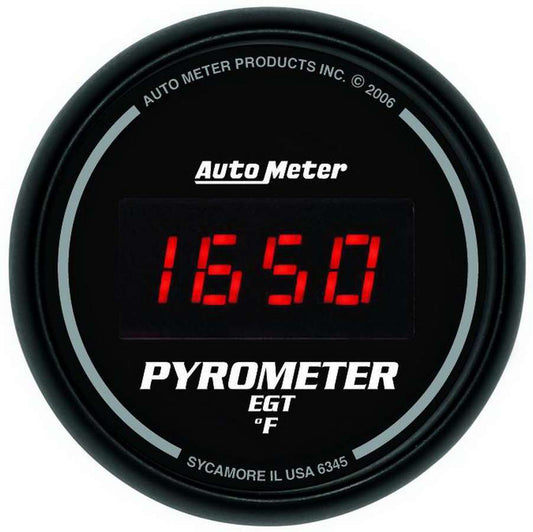 Autometer 2-1/16in DG/B Pyrometer/ EGT Gauge MPN ATM6345