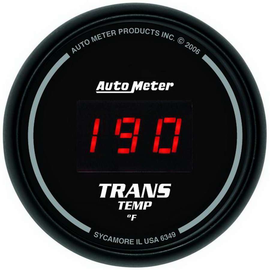 Autometer 2-1/16in DG/B Trans Temp Gauge MPN ATM6349