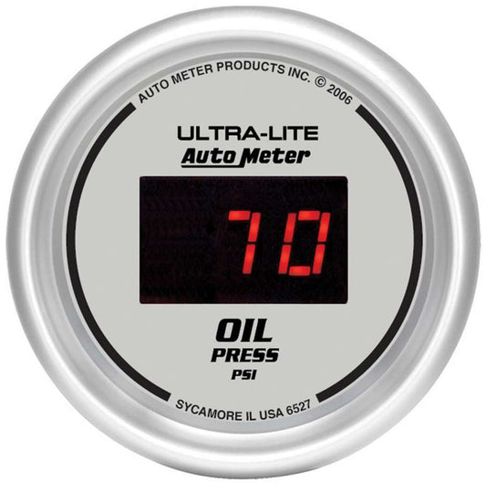 Autometer 2-1/16in DG/S Oil Press. Gauge MPN ATM6527