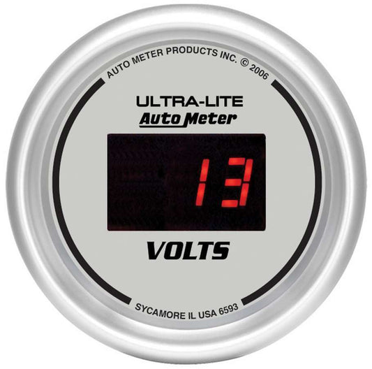 Autometer 2-1/16in DG/S Voltmeter Gauge MPN ATM6593