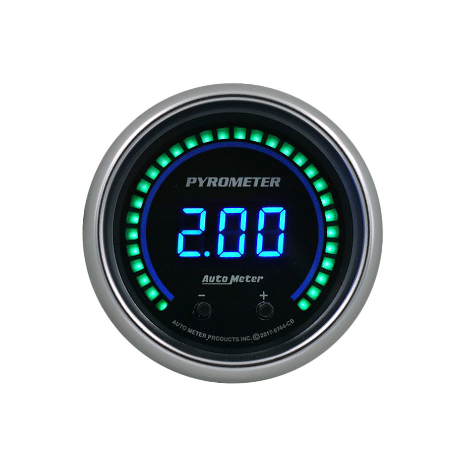Autometer 2-1/16 Pyrometer Gauge Elite Digital CB Series MPN ATM6744-CB