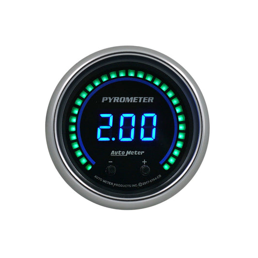 Autometer 2-1/16 Pyrometer Gauge Elite Digital CB Series MPN ATM6744-CB