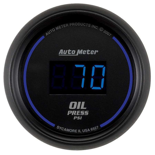 Autometer 2-1/16 Oil Press Gauge 5-100 PSI Digital MPN ATM6927