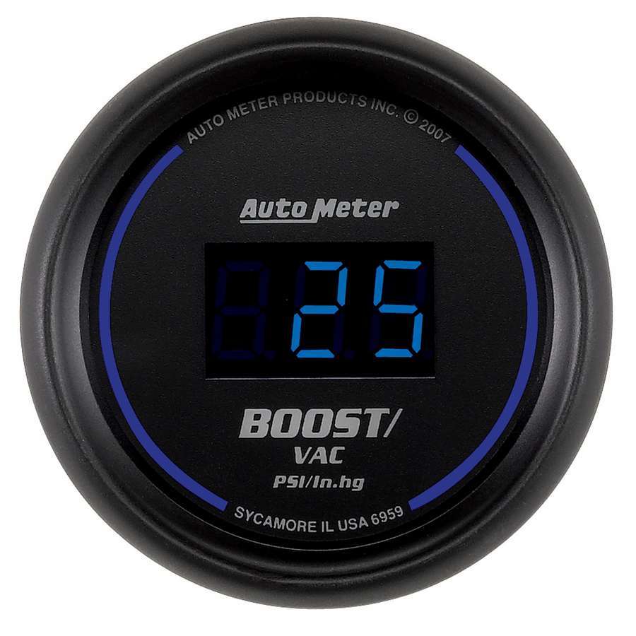 Autometer  2-1/16 Cobalt Boost/Vac Gauge 6959