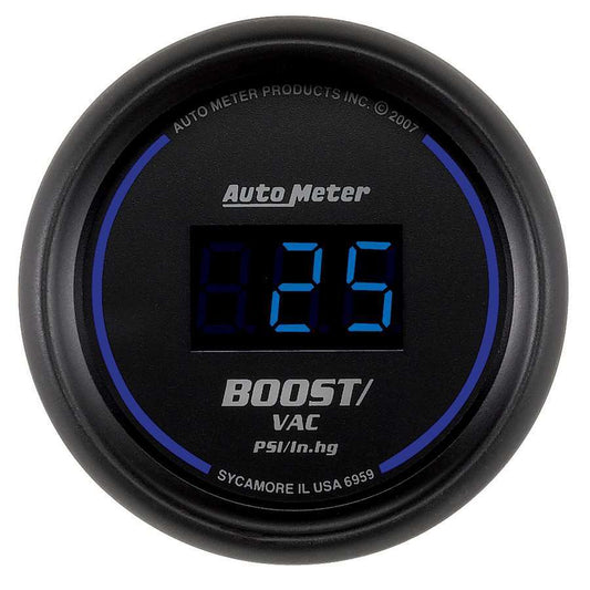 Autometer 2-1/16 Cobalt Boost/Vac Gauge MPN ATM6959