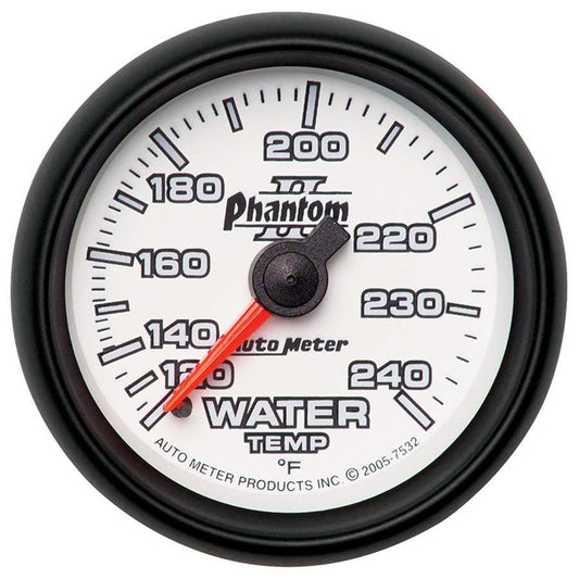 Autometer 2-1/16in P/S II Water Temp. Gauge 120-240 MPN ATM7532