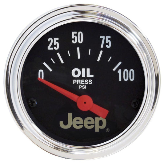 Autometer 2-1/16 Oil Pressure Gauge - Jeep Series MPN ATM880240 For Jeep