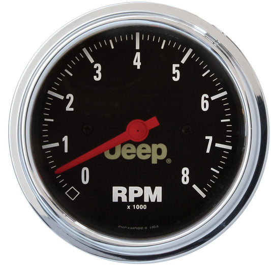 Autometer 3-3/8 8000 RPM Tach - Jeep Series MPN ATM880246 For Jeep