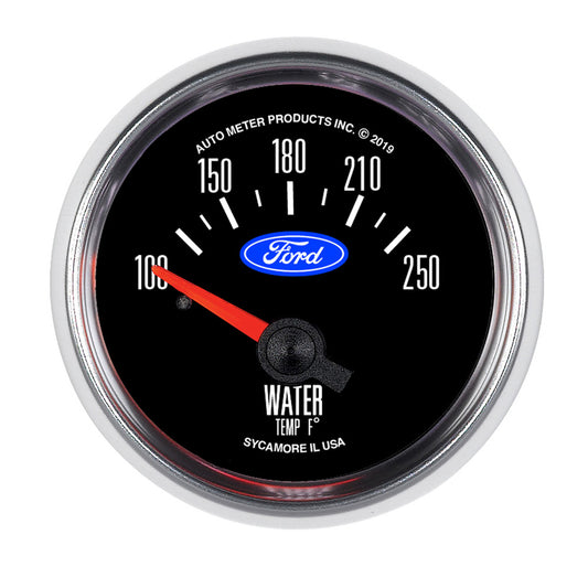 Autometer 2-1/16 Water Temp Gauge 100-250 Degrees MPN ATM880822 For Ford