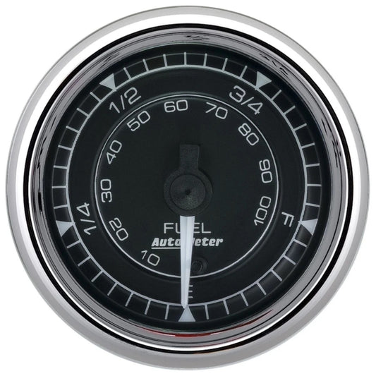Autometer 2/16 Chrono Chrome Gauge Fuel Level Programmable MPN ATM9710