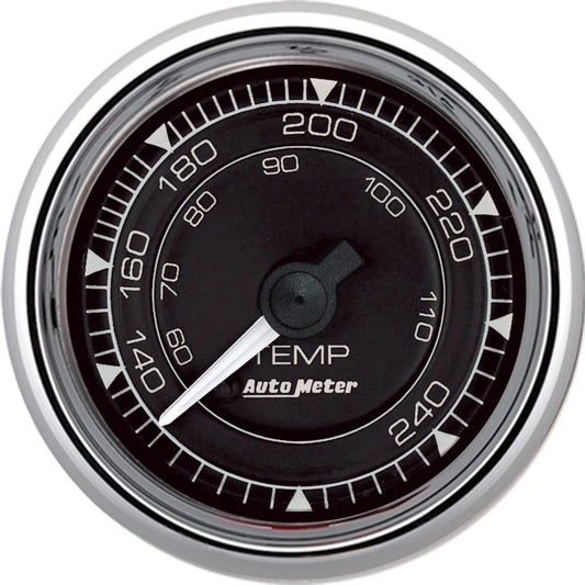 Autometer 2/16 Chrono Chrome Gauge Temp 120-240 Degree MPN ATM9732