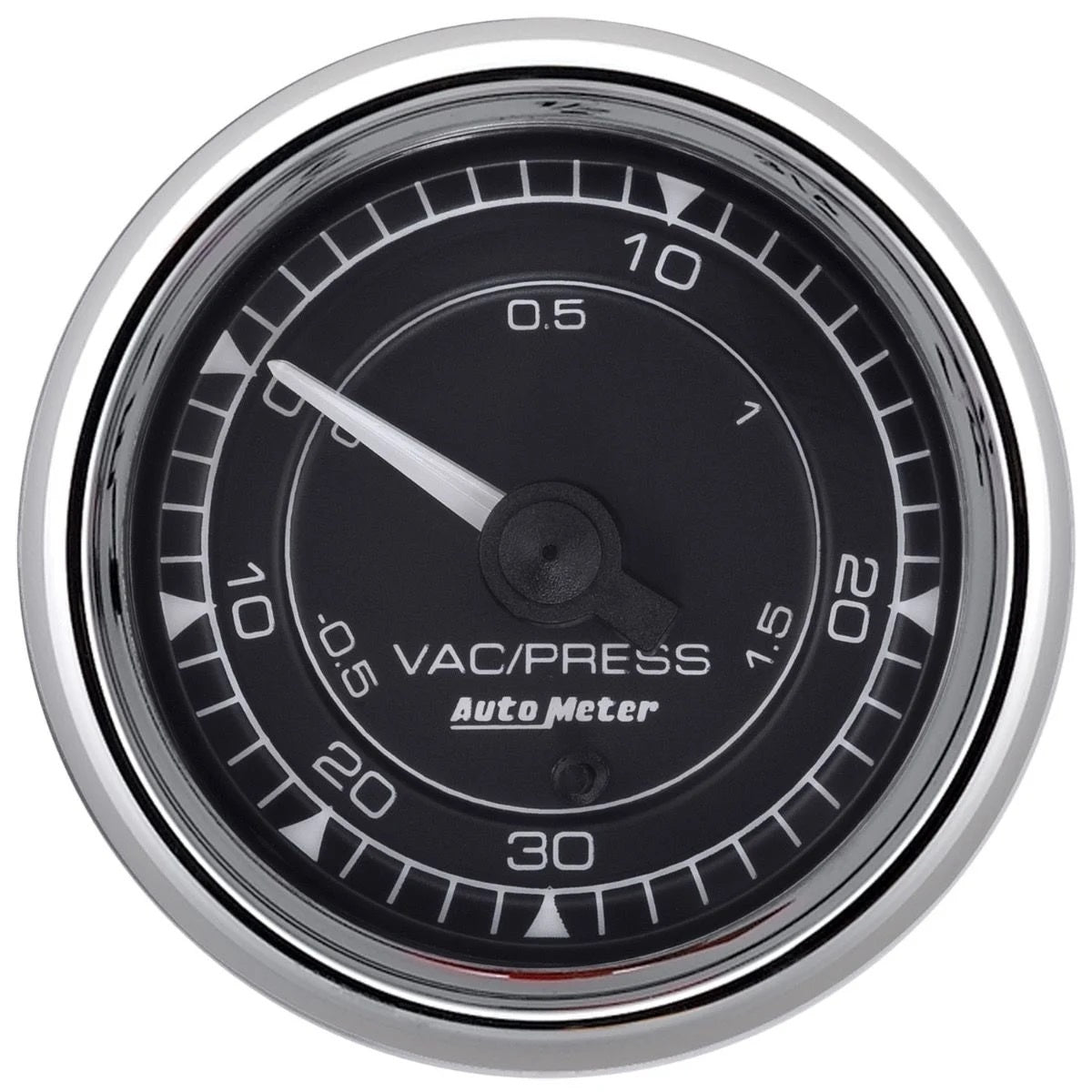 Autometer 2/16 Chrono Chrome Gauge Vac/Boost 30HG/30PSI MPN ATM9759